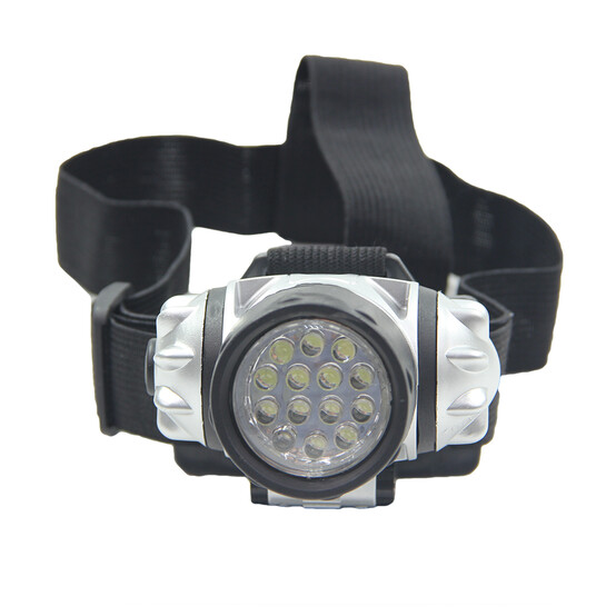 Фонарь налобный 14 led №Н14-2 ЛаДина (1/50)