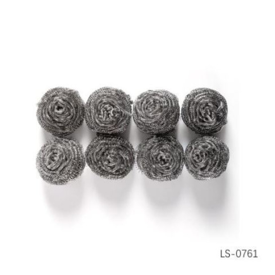Губка металлическая для посуды 2 шт спираль LS-0764 Baizheng (1/100)
