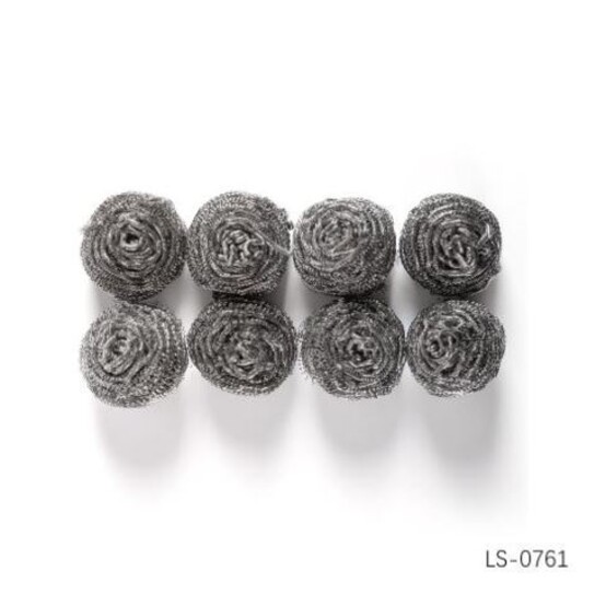 Губка металлическая для посуды 8 шт спираль LS-0761 Baizheng (1/54)