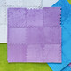 Коврик-пазл 10 шт 30*30*1,5 см фиолетовый BZ-EVA08 Baizheng (1/10)