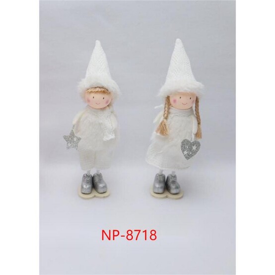 Фигурка новогодняя 20 см ассорти Ангелы NP-8718 Fex (1/12)