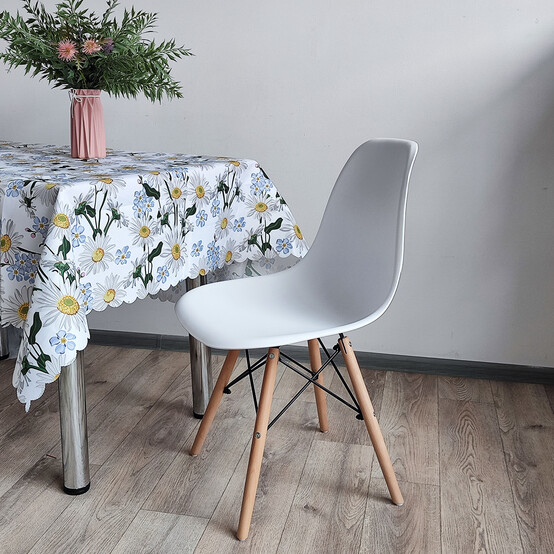 Стул полипропилен до100 кг белый Eames (4/4)