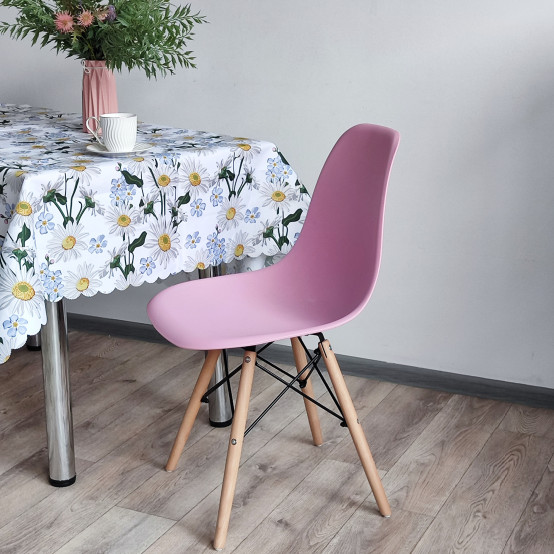 Стул полипропилен до100 кг розовый Eames  (4/4)
