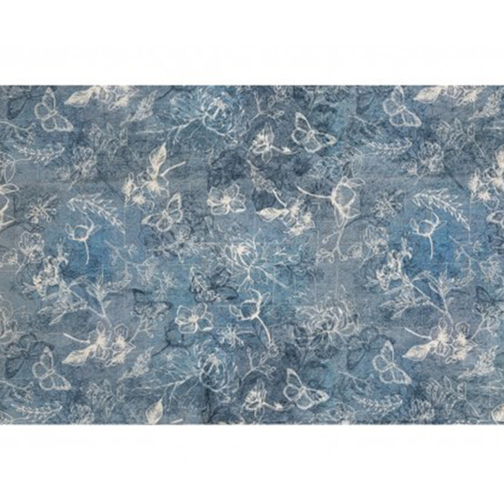 Коврик интерьерный 39*60 Фотопринт "Флора серо-бежевая" Shahintex Silk