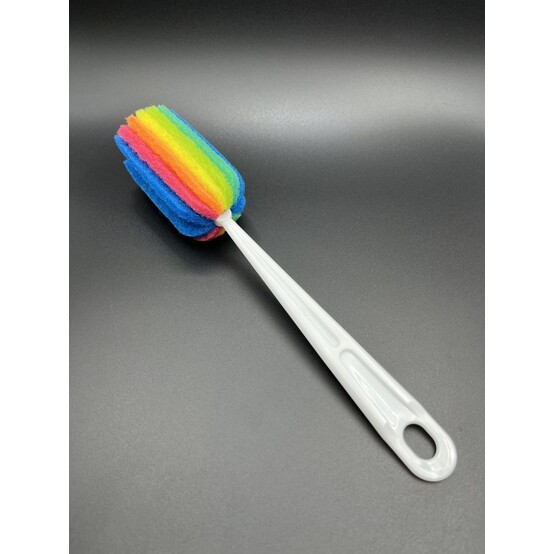 Ерш поролоновый 25*5 см для посуды ручка пласт микс OKS-9303 Baizheng (1/400)