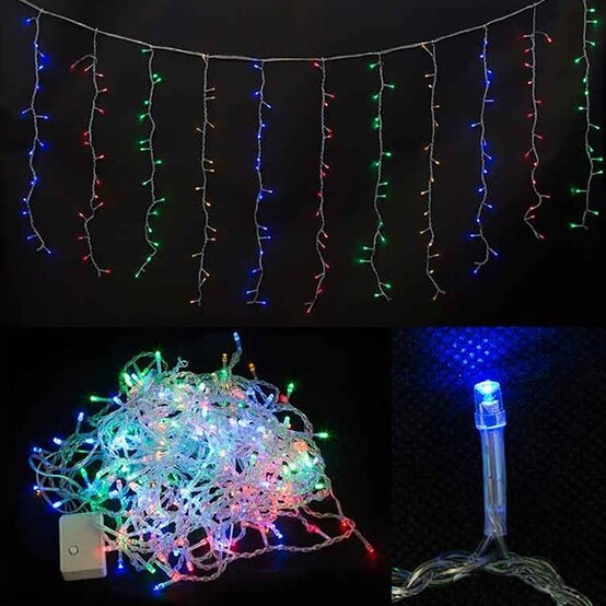 Гирлянда светодиодная 2,2*1,5 м 240 led 230 Вт дождь Curtain многоцвет Волшебная страна (1/24) Гирлянда светодиодная 2,2*1,5 м 240 led 230 Вт дождь Curtain многоцвет Волшебная страна (1/24)