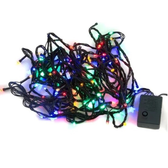 Гирлянда светодиодная 8 м 100 led 220 В многоцвет LED100-8-MC (1/24)