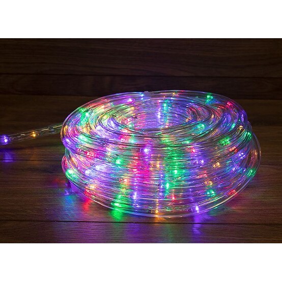 Шнур светодиодный Дюралайт 25 м 24 led 230 В мультиколор Neon-night (1/10)
