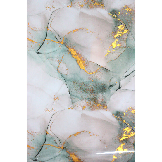 Клеенка ПВХ тканевая основа 1,37*20 м 0,02 мм мрамор серо-розовый с золотом Baizheng (1/1)