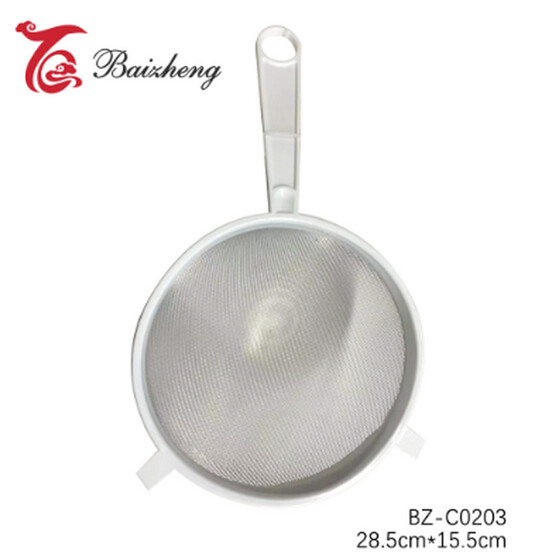Сито пластиковое 28,5*15,5 см пласт ручка Baizheng (1/144)