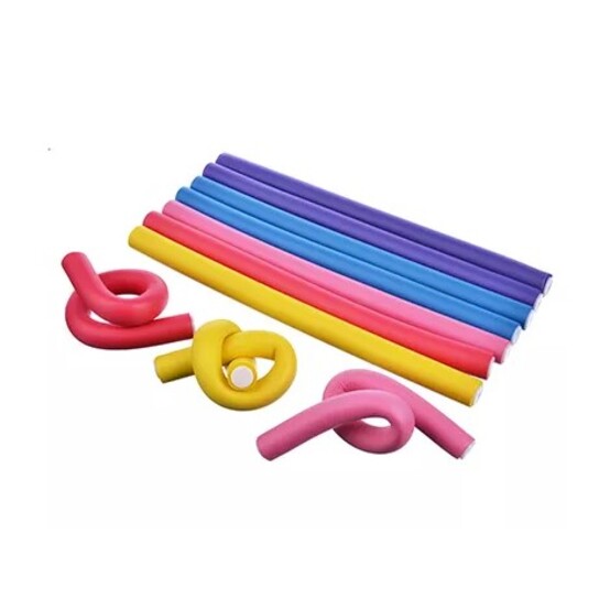 BERIOTTI Папильотки 10 шт, 25x1,5см, пластик, резина, ТА-014 BERIOTTI Папильотки 10 шт, 25x1,5см, пластик, резина, ТА-014