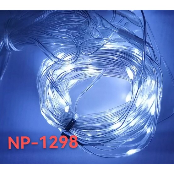 Гирлянда светодиодная 3*2 м 60 led пластик медь белый NP-1298 Fex (1/24)