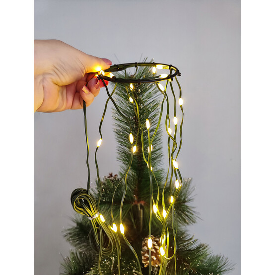 Гирлянда светодиодная 1.5 м 150 led 10*13 см метровая желтый NP-1230 Fex (1/60)