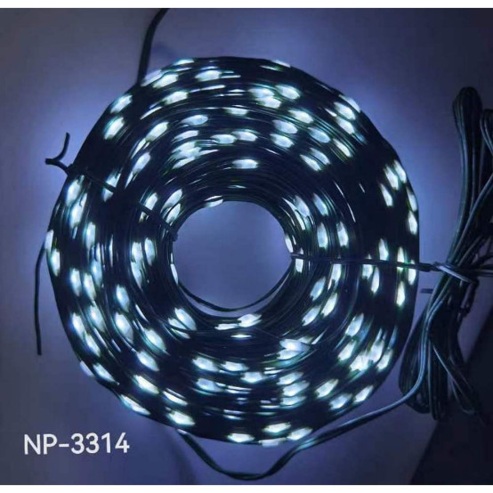 Гирлянда светодиодная 100 м 800 led пластик медь белый NP-3314 Fex (1/24)