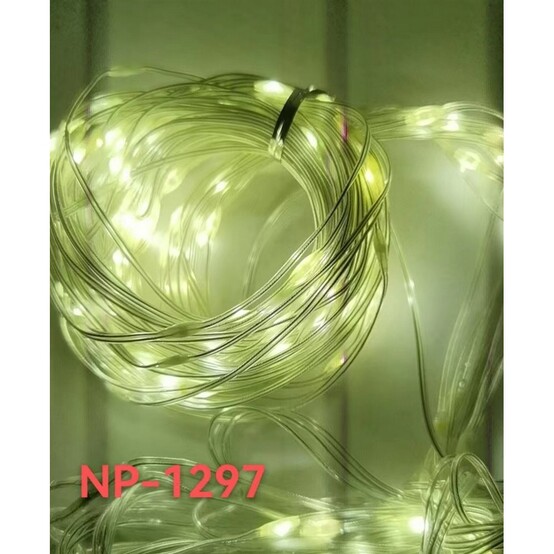 Гирлянда светодиодная 3*2 м 60 led пластик медь теплый белый NP-1297 Fex (1/24)