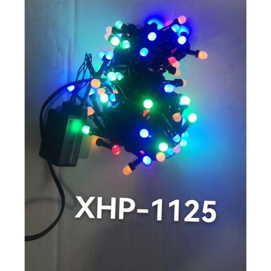 Гирлянда светодиодная 8 м 200 led круглые лампочки мультиколор XHP-1125 Fex (1/100)