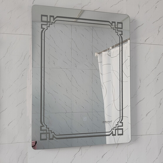 Зеркало настенное Dikalan 60*80 см с подсветкой сенсор ст.защиты IP44 (5) KLD-807 АКЦИЯ!