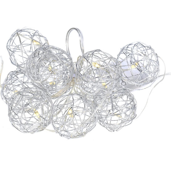 Гирлянда светодиодная 30 led шар нити прозрачный Baizheng (1/60)