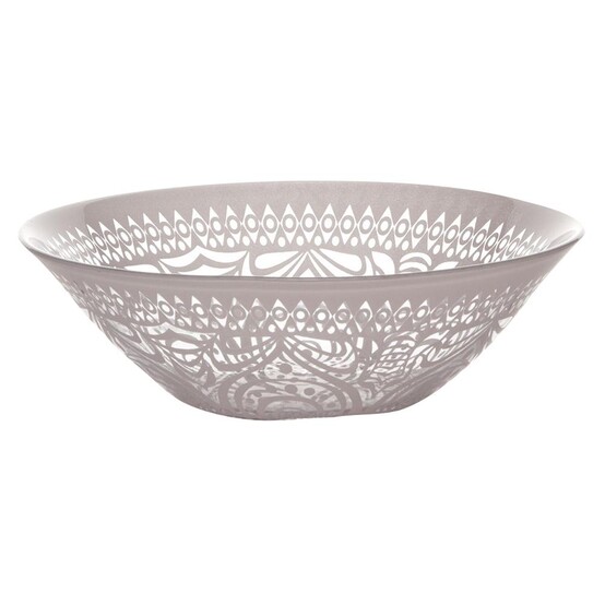 Салатник стеклянный 16,2 см 450 мл розовый Boho Pasabahce (1/12)