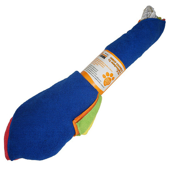 Салфетка микрофибра 5 шт 30*40 см 220 гp/м² MFS-04/5 Рыжий кот (1/12)