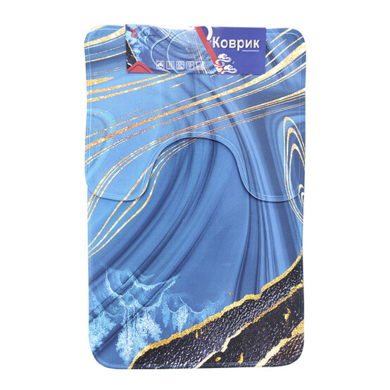 Коврик для ванной 50*80/50*40 синий BZY0929-3 Baizheng (30)