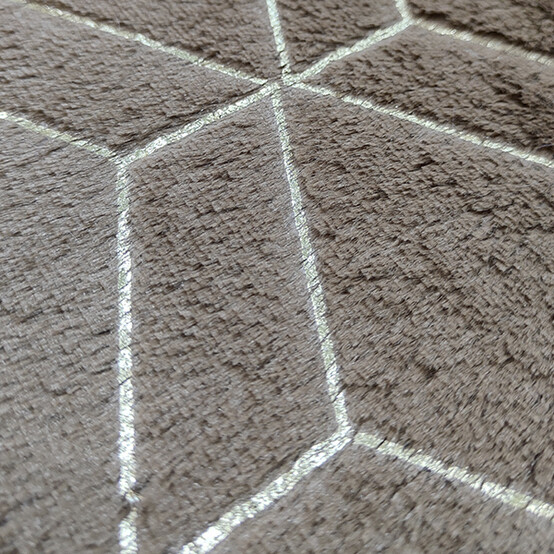 Коврик для ванной 50*80/50*40см темно-коричневый BZY258-2 (30)