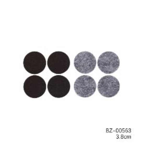 Накладки-протекторы для мебели 3,8 мм 4 шт самоклеящиеся микс BZ-00563 Baizheng (1/576)