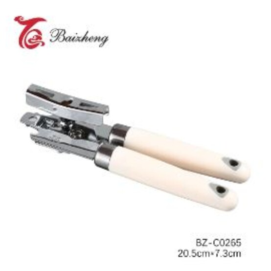 Нож нерж сталь 20,5*7,3 см консервный пластиковая ручка Baizheng (1/72)