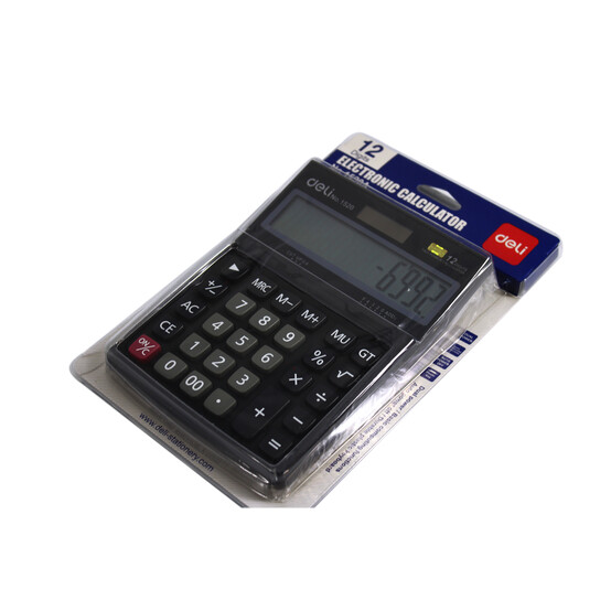 Калькулятор 12-разрядный 176×125×39 мм（deli）DL-1520A