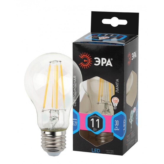 Лампа светодиодная Эра F-LED A60-11W-840-E27
