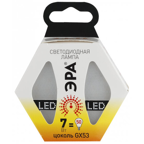 Лампа светодиодная  ЭРА LED smd GX-7w-827-GX53 (10/100/3600)