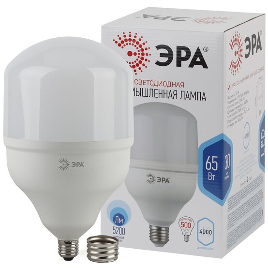 Лампа светодиодная  ЭРА LED smd POWER 65W-6500-E27/E40 (20/420)