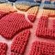 Коврик влаговпитывающий BAIZHENG "Мультиколор" 60х90см бордовый (Bay) (40)