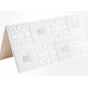 Панель стеновая самоклеящаяся 3D Белый рисунок 0,7х0,7м (толщ. 0,5см) (80)