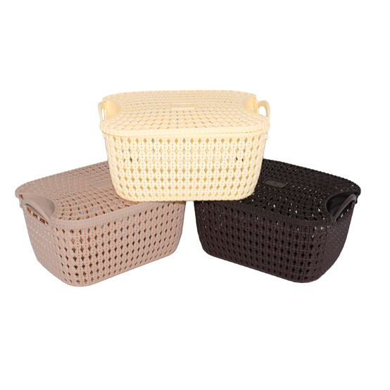 Корзинка 26*20*13 см с крышкой JMCL-33 Корзинка 26*20*13 см с крышкой JMCL-33