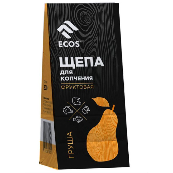 Щепа для копчения 200 г из фруктовых пород Груша Ecos (1/22) Щепа для копчения 200 г из фруктовых пород Груша Ecos (1/22)
