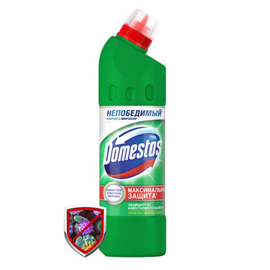 DOMESTOS густой 1л. Хвойная свежесть 30098 DOMESTOS густой 1л. Хвойная свежесть 30098