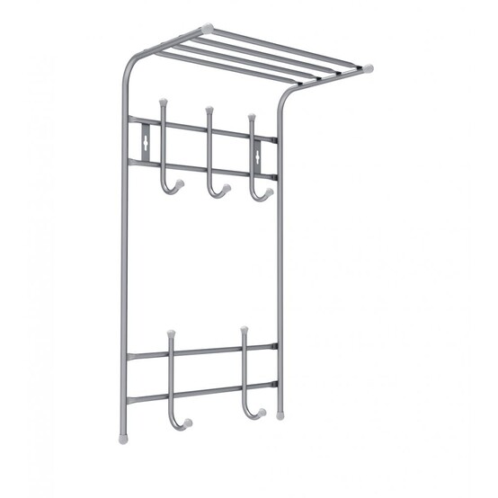 Вешалка настенная с полкой(5крючков) ВПТ5/А