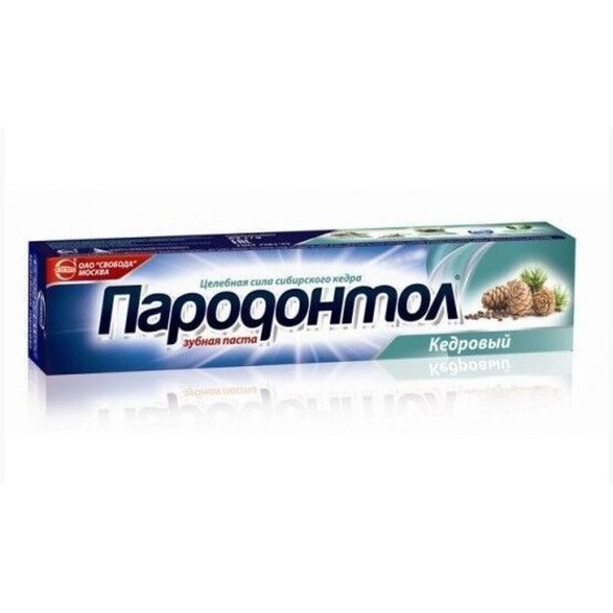 З/П Пародонтол кедровый в лам.тубе 63гр.С234 З/П Пародонтол кедровый в лам.тубе 63гр.С234