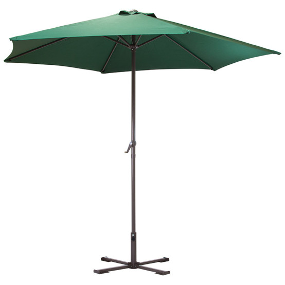 Зонт пляжный диаметр 270 см высота 240 см зеленый GU-03 Ecos (1/20)