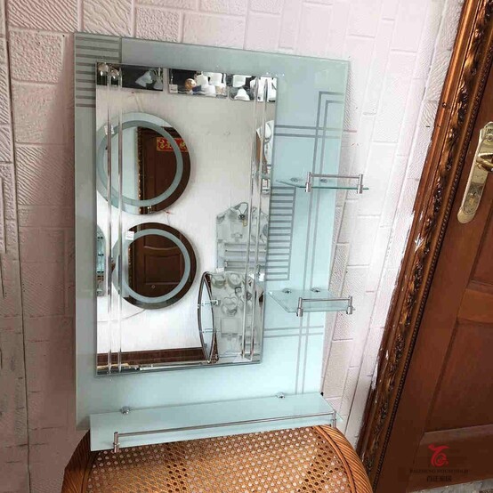 Зеркало 50*70 см (Белое) J8627
