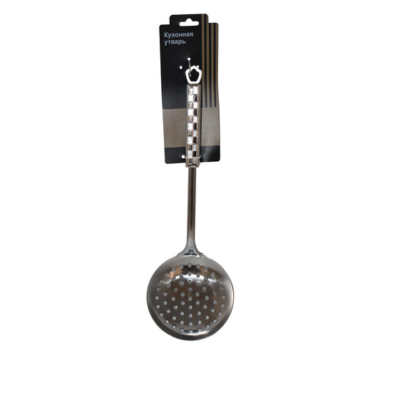 Шумовка нерж сталь 35,5*12 см сталь ручка шахматка стальной JBL Baizheng (1/240) Шумовка нерж сталь 35,5*12 см сталь ручка шахматка стальной JBL Baizheng (1/240)