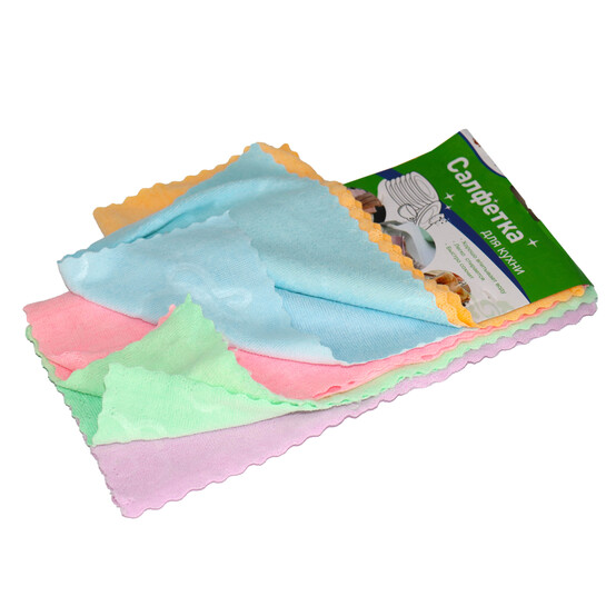 Салфетка микрофибра 5 шт 30*30 см микс BJ-16103 Baizheng (1/200) Салфетка микрофибра 5 шт 30*30 см микс BJ-16103 Baizheng (1/200)