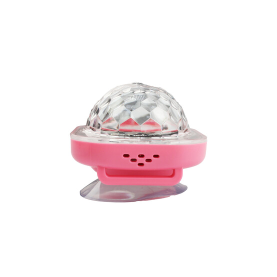 Диско шар с ремешком на руку датчик звука присоска авторежим розовый Dancer (1/200)