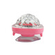 Диско шар с ремешком на руку датчик звука присоска авторежим розовый Dancer (1/200)