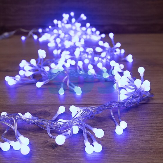 Гирлянда светодиодная 3 м 288 led 220 В мишура синяя Neon-night (1/10)