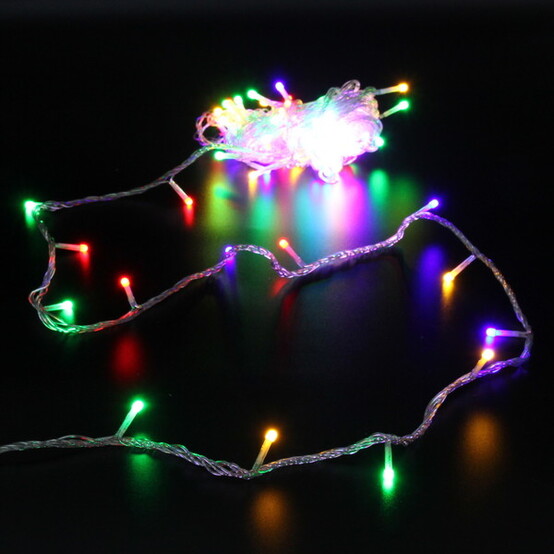 Гирлянда светодиодная 10 м 100 led 220 В мульти Bright light Серпантин (1/48)