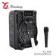 Акустическая система 10 Вт 22,4*16,9*30,5 см микрофон пульт Bluetooth черный Baizheng (1/6)