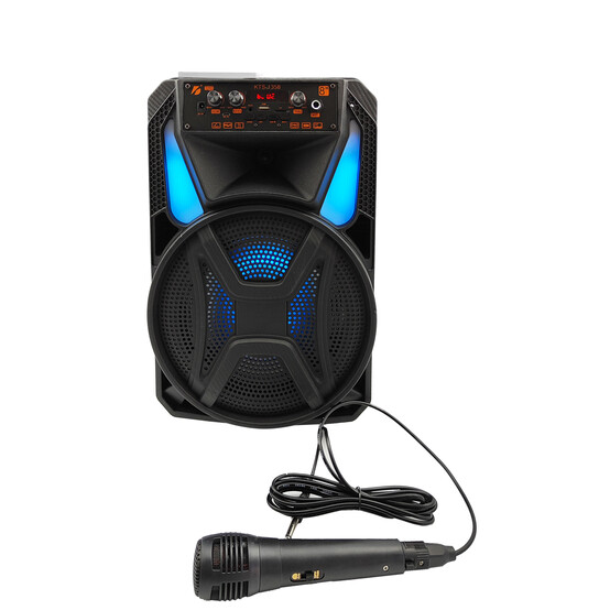 Акустическая система 30 Вт 25,7*22,1*40,3 см микрофон пульт Bluetooth черный Baizheng (1/6)
