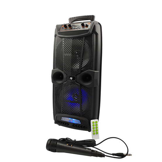 Акустическая система 35 Вт 24,3*20,3*57,6 см микрофон пульт Bluetooth черный Baizheng (1/6)